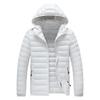 8XL Winter Lightweight Jacket Men's Fashionable All-match Detachable Hat Down Cotton Warm Coat Outdoor Skiing Windproof Parkas