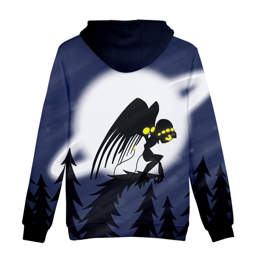 5 Colors Murder Drones Anime Hoodie Tie Dye Hoodie Streetwear Cartoon Printed Hooded Sweatshirt Men Women Cosplay Sports Pullovers