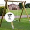 304 Stainless Steel Swing Hanger Swivel Hook for Yoga Playground Swing Sets Porch Wood Concrete Ceiling Silent 1000 Lb Capacity