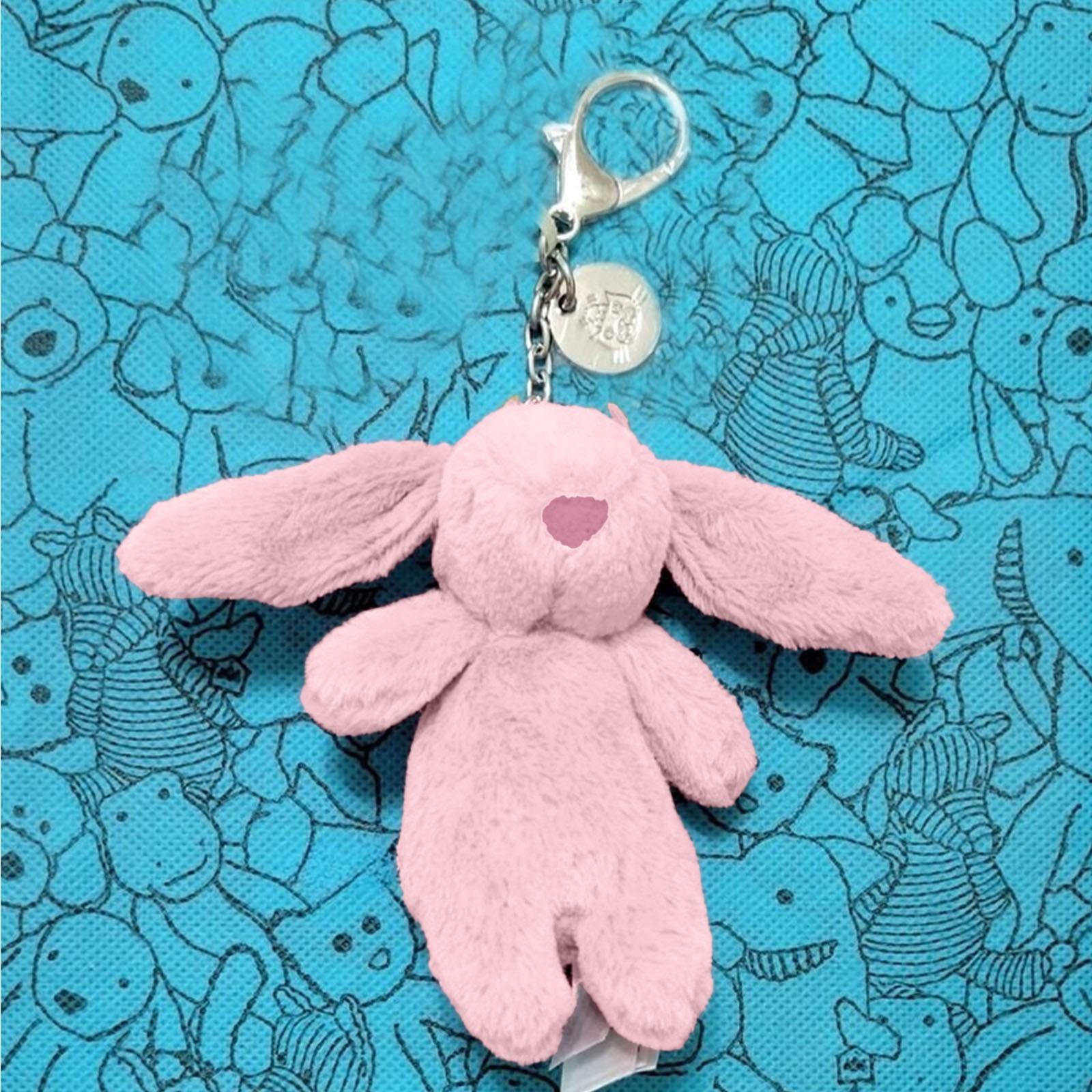 

Длинноухий кролик мультфильм игрушка куклы для детей детский подарок на день рождения брелок One Size