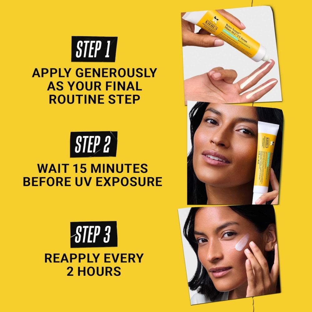 Kiehl S Better Screen Miner All Uv Serum Spf 50 1.4 Oz