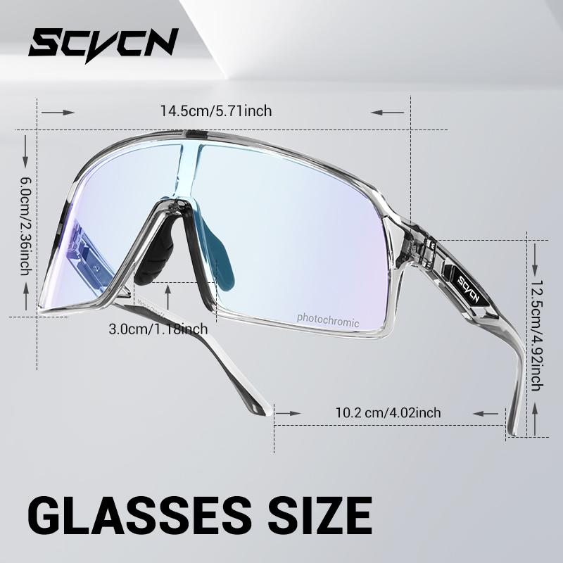 SCVCN Sale Photochromic Outdoor Cycling Sunglasses MTB Glasses Bike Cycling UV400 Glasses Men Women Road Bicycle Sports Eyewear 7