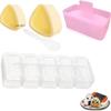 4-5Pcs Onigiri Mold Kit Home Kitchen Sushi Press DIY Bento Accessories for Rice Balls Food Utensils