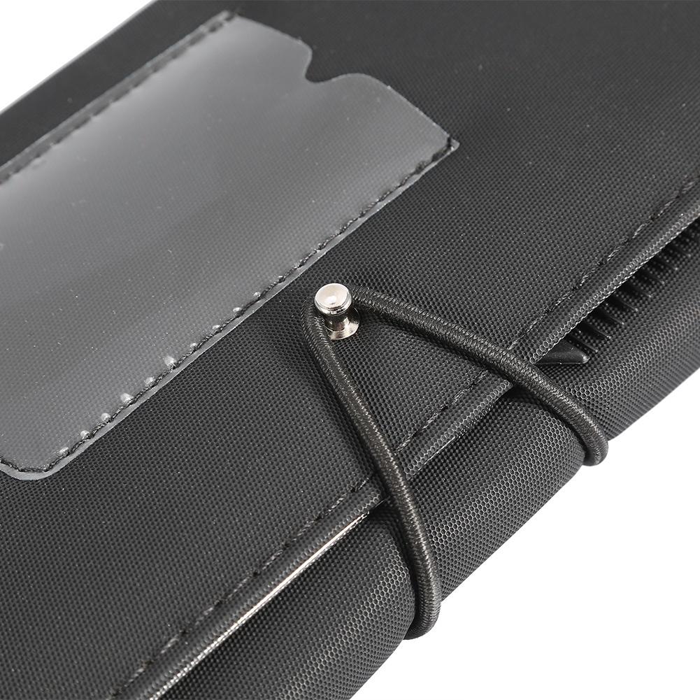 

9PCS Fashionable Hairdressing Comb With Bag Hair Styling Tool Kit(Black)