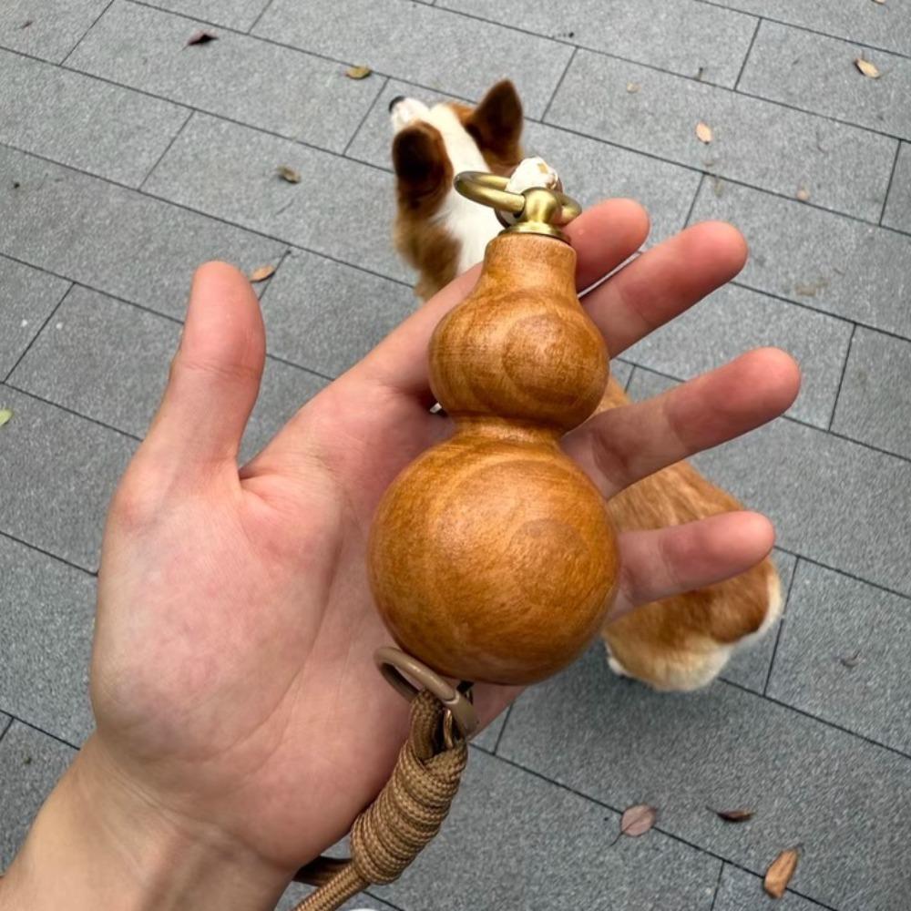 Gourd Handle Dog Leash 1.5m/1.8m Portable Anti-Slip Dog Training P-Cord Rope Explosion-Proof for Small/Medium Dogs Pet Products