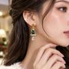Exaggerated Snowflake Earrings: Creative Acrylic Christmas Design for Women