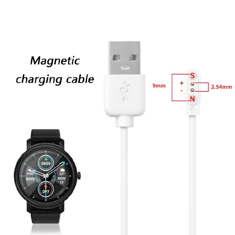 Travel Magnetic USB Charging Cable Fast Power Transfer Secure Attachment for Watch T2 Intelligent Smartwatches