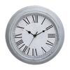 Retro Artificial Aging Decorative Wall Clock American Round Quartz Wall Decorative Clock 12 Inches Home Living Room Accessories