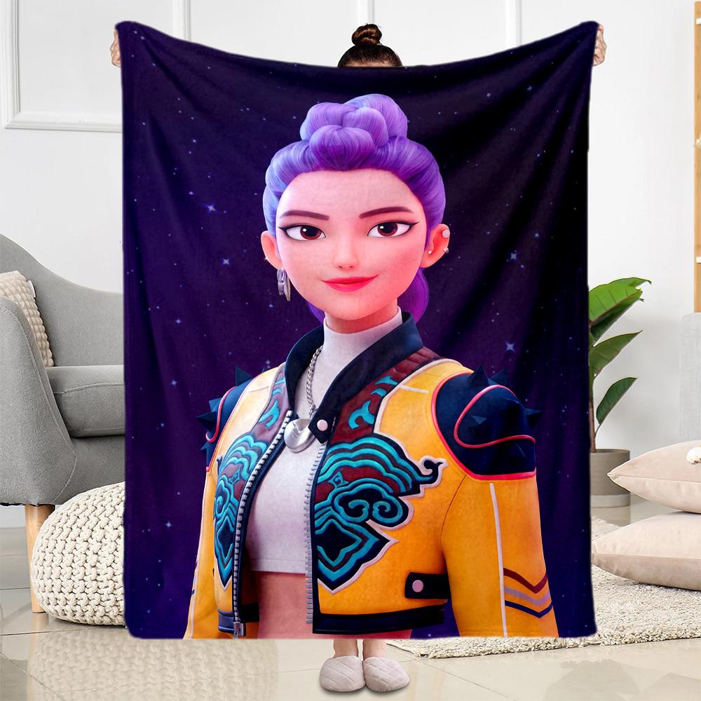 Galactic Fashion Runway Blanket Warmthful Decor Great for Chair Bed Picnics Four Seasons Multipurpose Modern Gifts For Family Or Friends