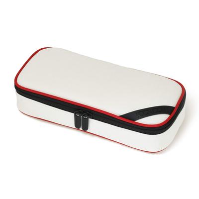 LOONLOON 660 Rainy Pencil Large Simple Design Case, White, Capacity, Stylish, Two-Story, Multifunctional,