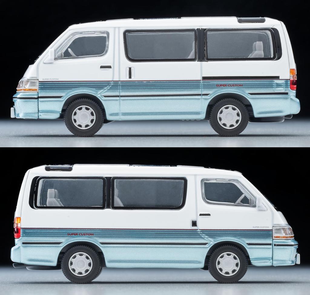 Tomica Limited Vintage Neo Toyota Hiace Wagon Super Custom Blue 90 Year Finished Product 1/64 LV-N208d White/Light