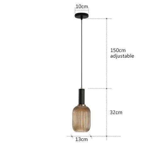 Nordic Restaurant Colorfull Glass Pendant Lights Creative Living Room Lamp Simple Bedside Lamp LED E27 Hanging Loft Lighting