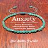 Natural Apatite Bracelet for Anxiety Relief - Green Crystal Exquisite Woven Bracelet, Green Apatite Bracelet for Women