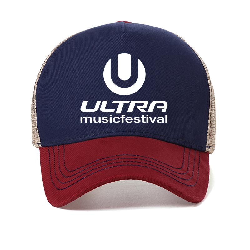 Ultra Music Festival Electronic Music Festival Fan Hat Fashion Men Women UMF Hip Hop Cap Summer Mesh Vent Hat Snapback Garros