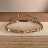 Adjustable Bead Bracelet Natural Stone Bracelet Rope Bracelet Unisex Bracelet Stone Texture Suitable for Men and Women