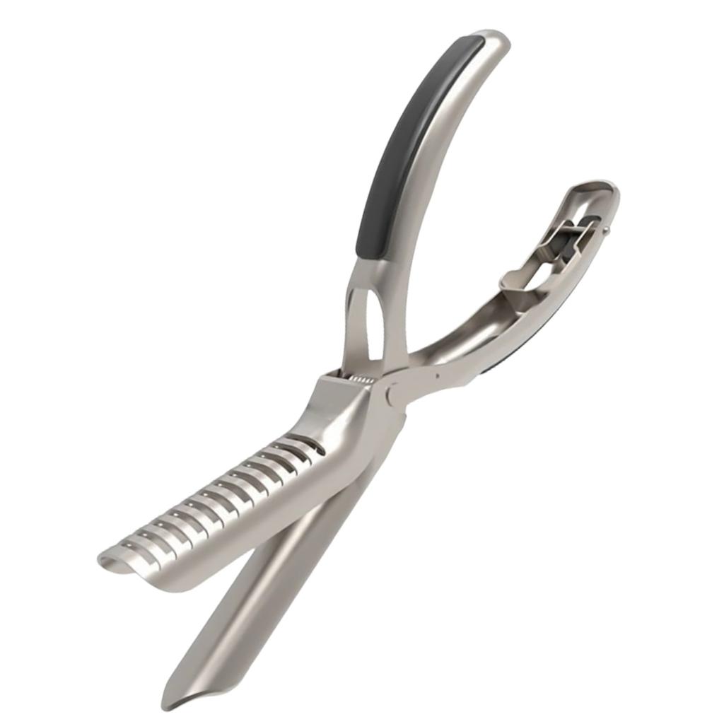 Professional BBQ Rib Skinner Kitchen Gadget Steel Construction For Perfect Rib Membrane Removal Ergonomic Clamp Tool