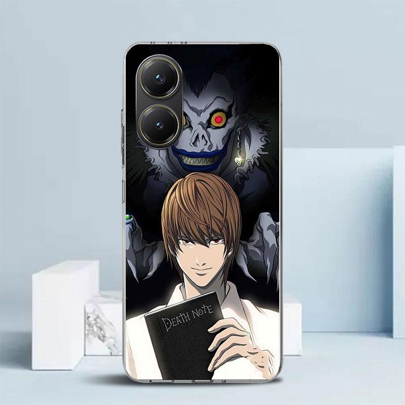 N-Note D-Death Anime Ryuk Phone Case For Xiaomi Poco F7 Ultra X5 X6 X7 Pro M7 Redmi 15C 15 13C 13 12C 12 10C 10 10A 9 9C 9A 9T C