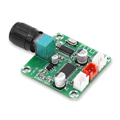 Malá 40x40mm Bluetooth kompatibilní deska zesilovače zvuku s čipem TPA3118D2 Dvoukanálový výstup 50W Hliníkový modul zesilovače