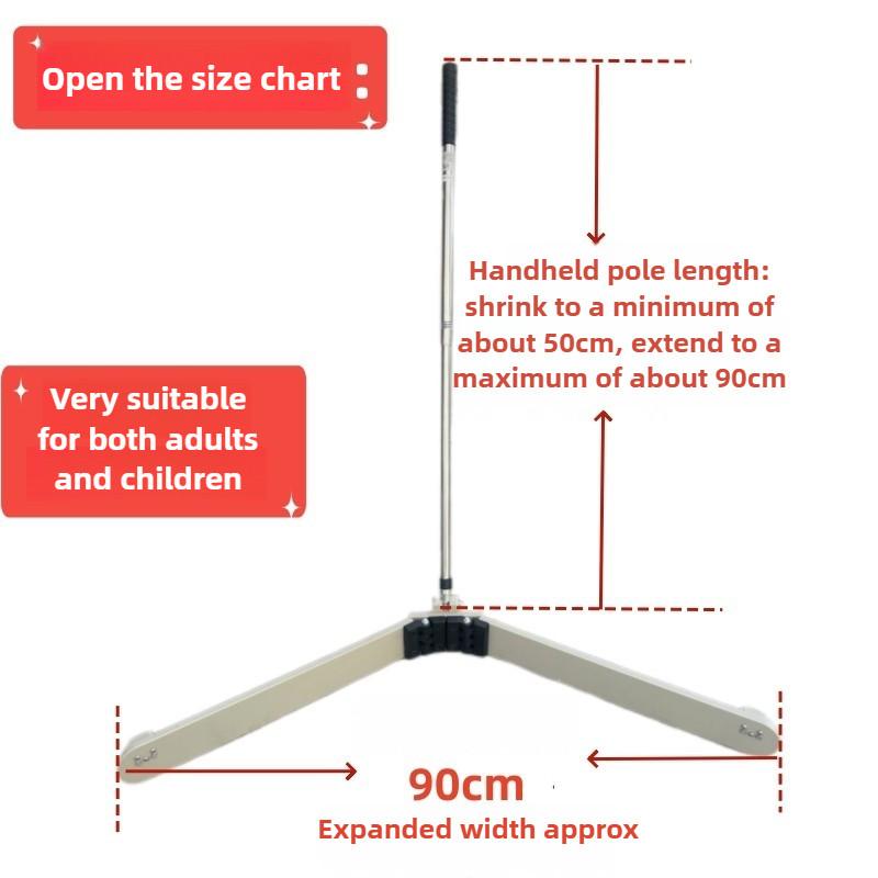 Ball Sweeper Foldable Telescopic Badminton Ball Picker Handheld Badminton Collector Badminton Training Equipment