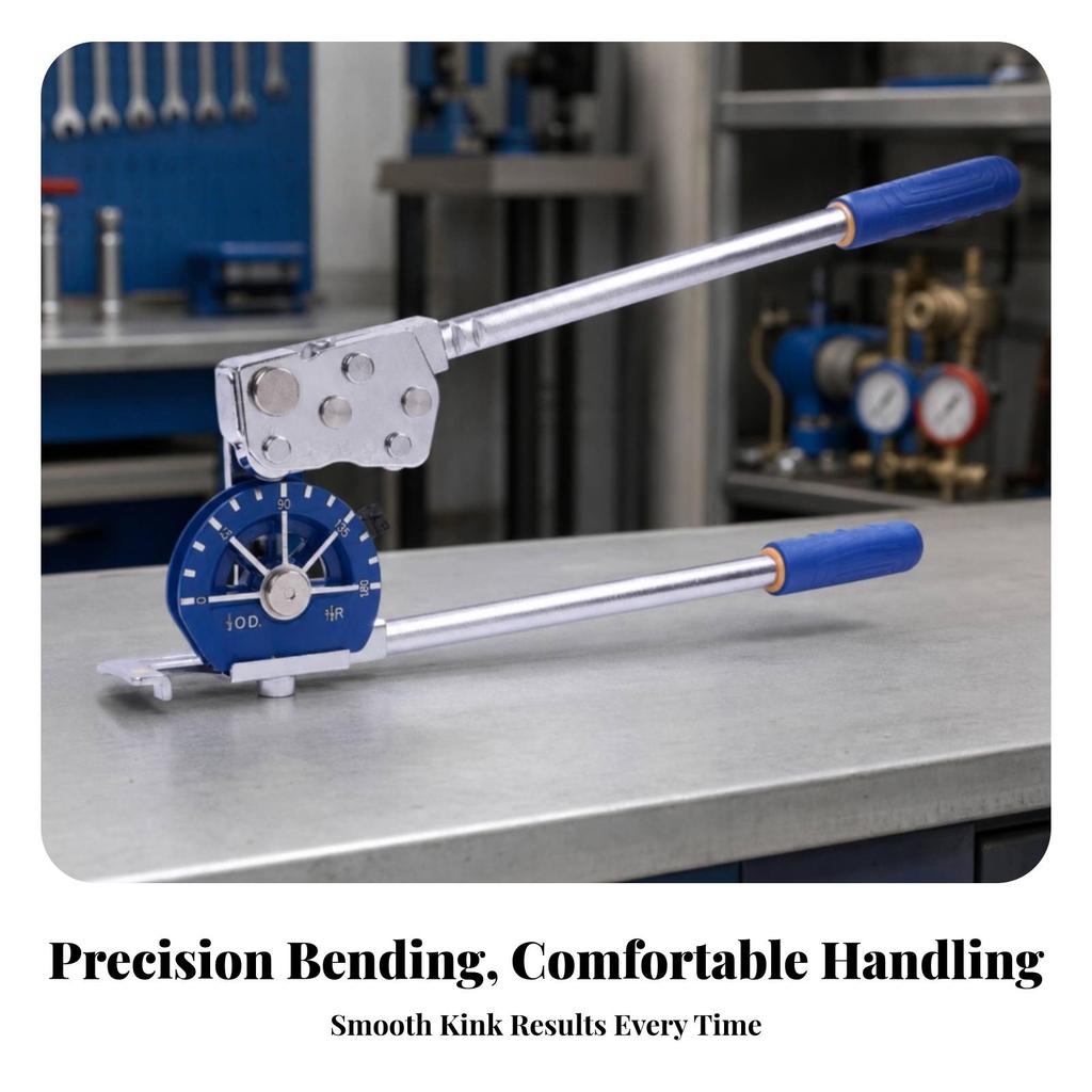 Manual Tube Bender Portable Ergonomic for Workshops