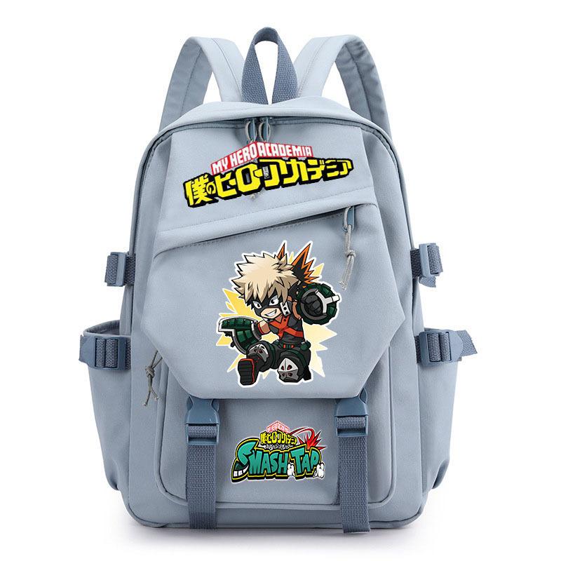 My Hero Academy School Bag Children's Backpack Elementary School Bag Male Female Junior High School Student College Student Campus Backpack