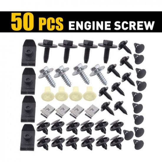 

Car Engine Under tray Cover Clips Bottom Shield Guard Screws Kit For Toyota EOA