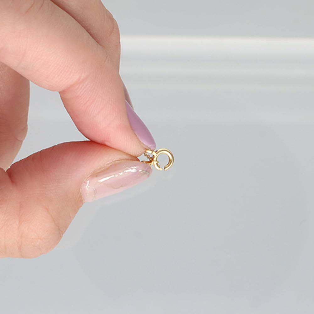 [KOHSAi] 5mm Pull Ring with Lever, Made in Japan, PT950 Platinum