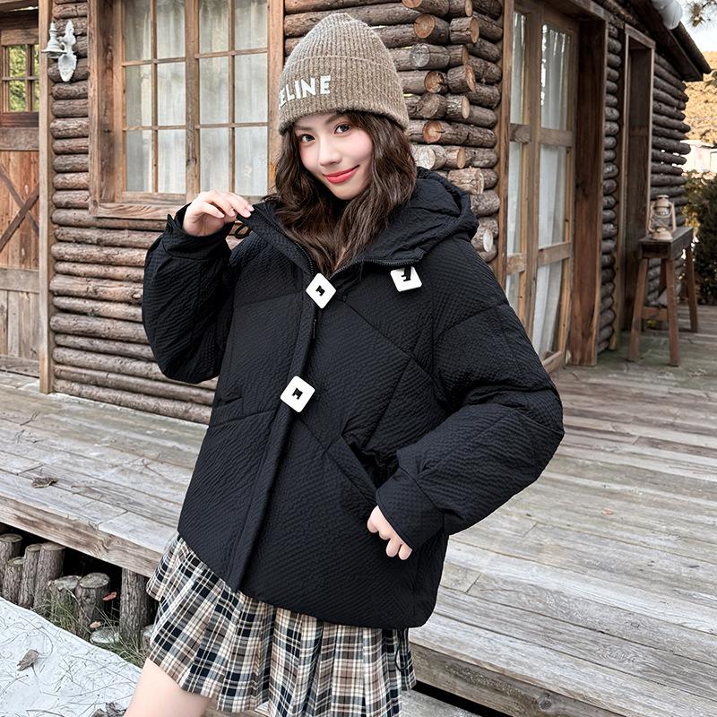 Winter New Style Cotton-padded Jacket for Women, Short Style, Korean Version, Loose and Thickened for Small People, Cotton-padded Jacket