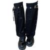Women's Leg Warmers Punk Summer Hollow Out Calf Tube Sleeve Sling Leg Cover Slouch Socks Knee High Calf Socks Gothic