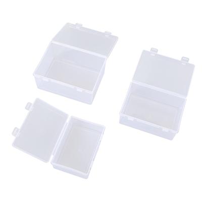 Transparent Storage Box Desktop Organizer Postcards Stickers Stationery Box
