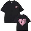 Summer Fashion Heavyweight Retro Men's English Letters 100% Cotton Printed Round Neck High-quality Casual Fitness Street T-shirt