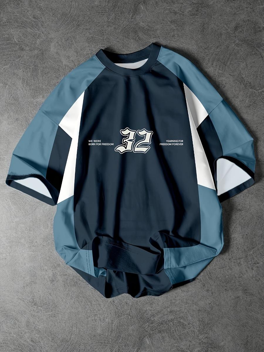 Trend Sports Breathable Men s Casual 3D Printed 32 Pattern Top Summer Round Neck Casual Outdoor T-shirt S