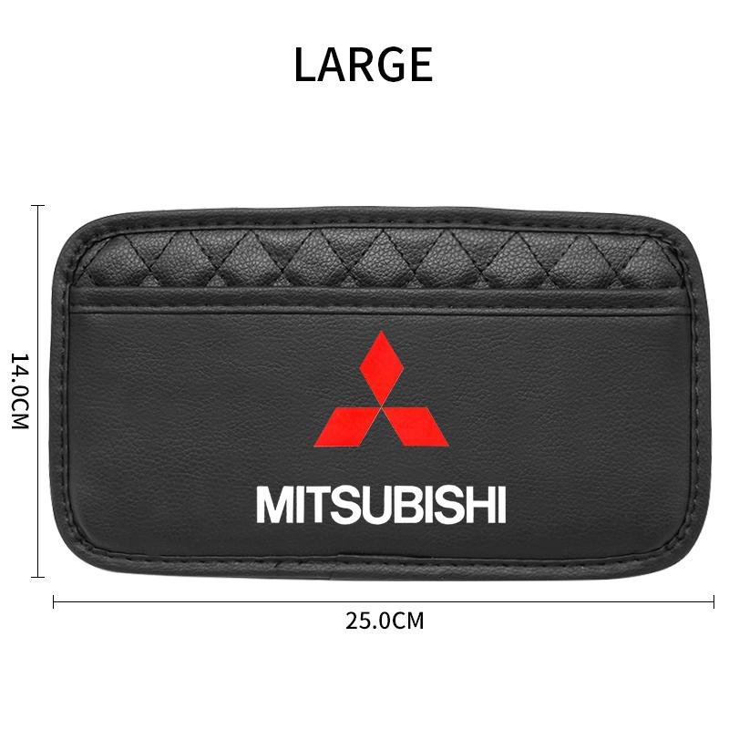 Sac Organisateur de Poche Latérale de Siège Auto Autocollant Accessoires de Rangement Multifonctionnels Pour Mitsubishi Colt Lancer L200 Pajero Outlander EX