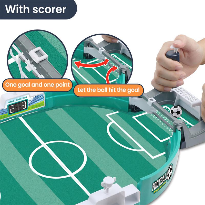 Soccer Table Football Board Game For Family Party Tabletop Play Ball Soccer Toys Kids Boys Sport Outdoor Portable Multigame Gift