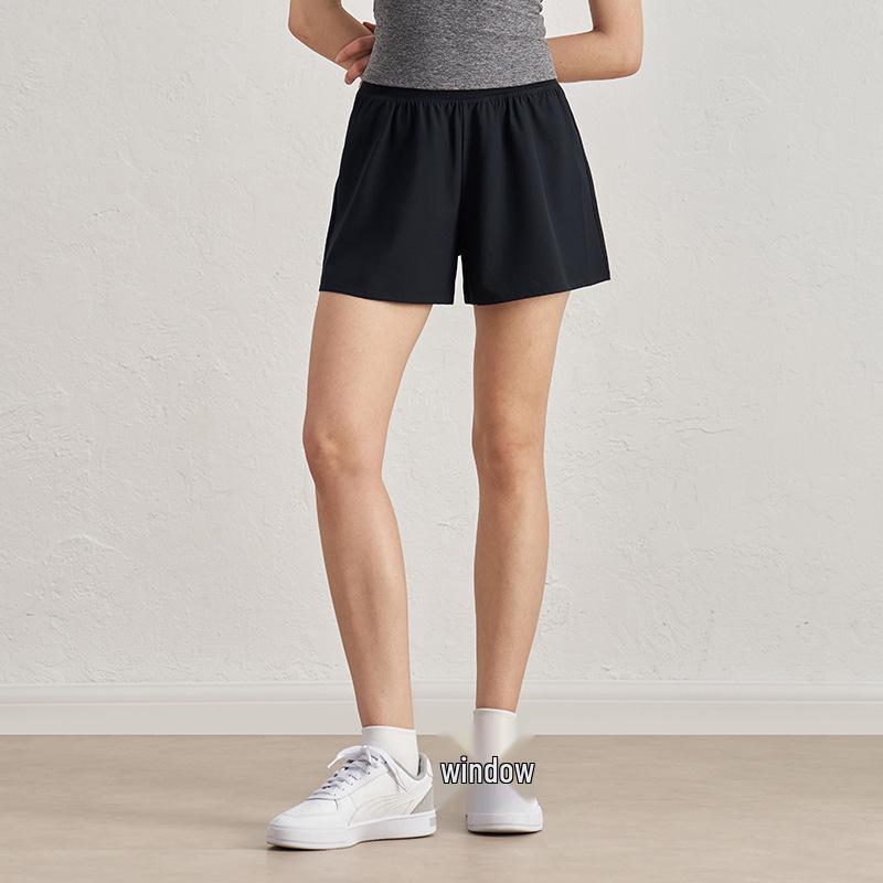 

Женские быстросохнущие шорты для йоги и бега на весну/лето 2025: Свободный, Эластичный Фитнес Трехточечный Дизайн L