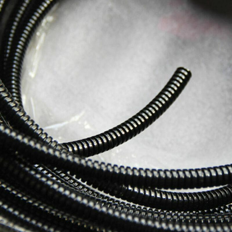 Universal 20M FT 3/8" Black Split Loom Wire Flexible Tubing Conduit Hose Car Aud