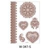 Indian Lace Tattoo Sticker Reddish-Brown Waterproof Tattoo Sticker