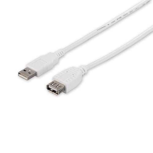 BUFFALO USB2.0 Extension Cable (A to A) White 1.5m BSUAA215WH