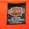 HARLEY DAVIDSON Short sleeve T-shirt XL Orange Men's Used
