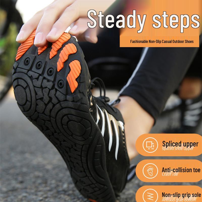 Spring/Summer Lightweight Non-slip Trekking & Cycling Shoes for Couples - Ideal for Outdoor Activities, Wading, Swimming, and Fishing