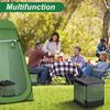 Tragbare faltbare Toilette für Camping im Freien Töpfchen für Erwachsene Kinder Design mit Deckel Sitz Toilette Wiederverwendbare Toilette für Picknick Auto Reisen