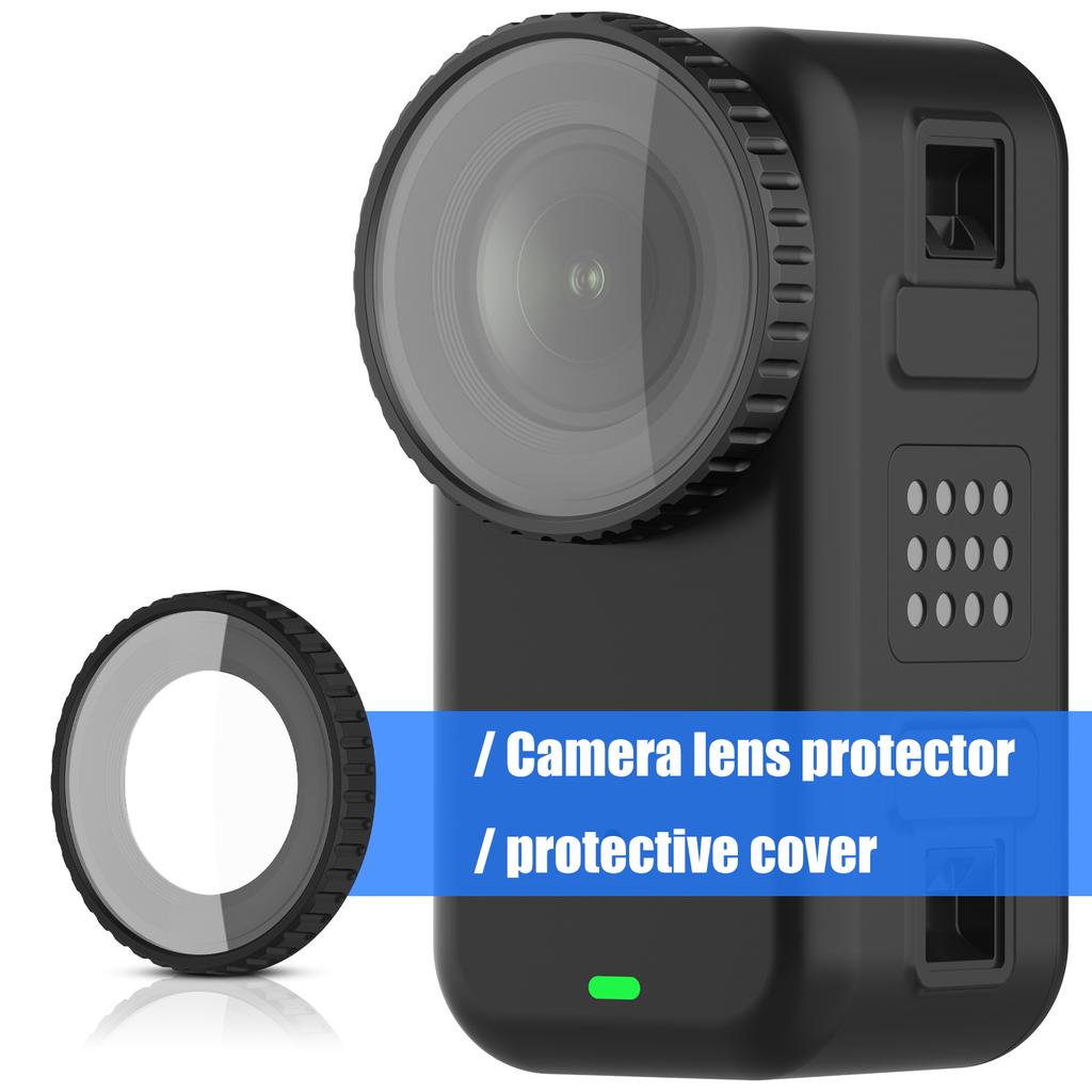 Clear Lens Shield for Cameras Wear Resistant Glass Instants Attachment System Secure Protective Gear