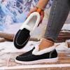 Winter New Thick-soled Snow Boots Women's Fleece Thickened Fluff Warm Large Size Sewn Bag Women's Cotton Shoes