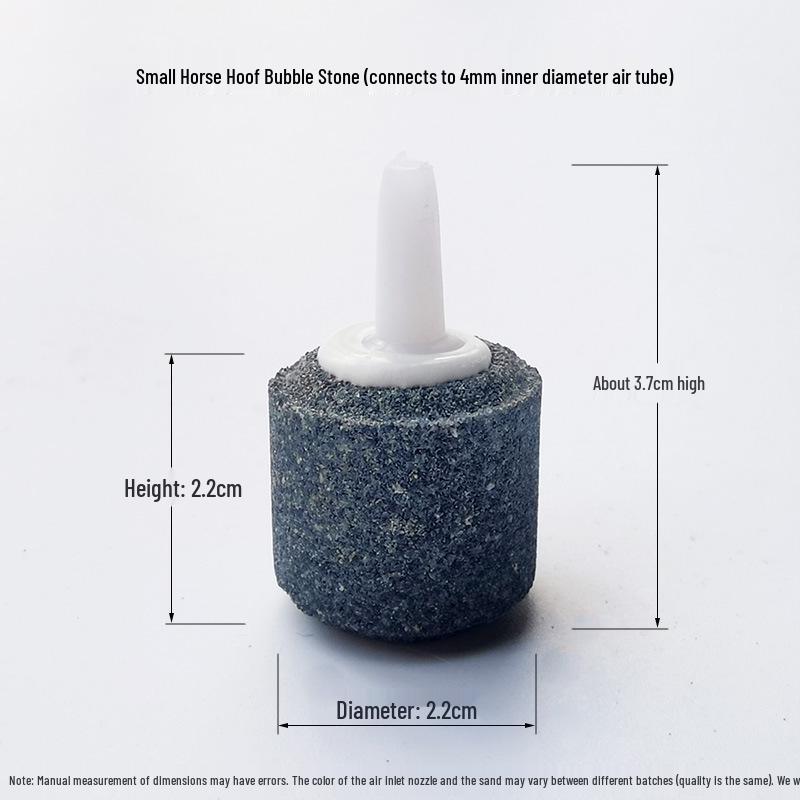 Fish Tank Air Pump with High-Temp Sintered Air Stone and Nano Bubble Stone Tray