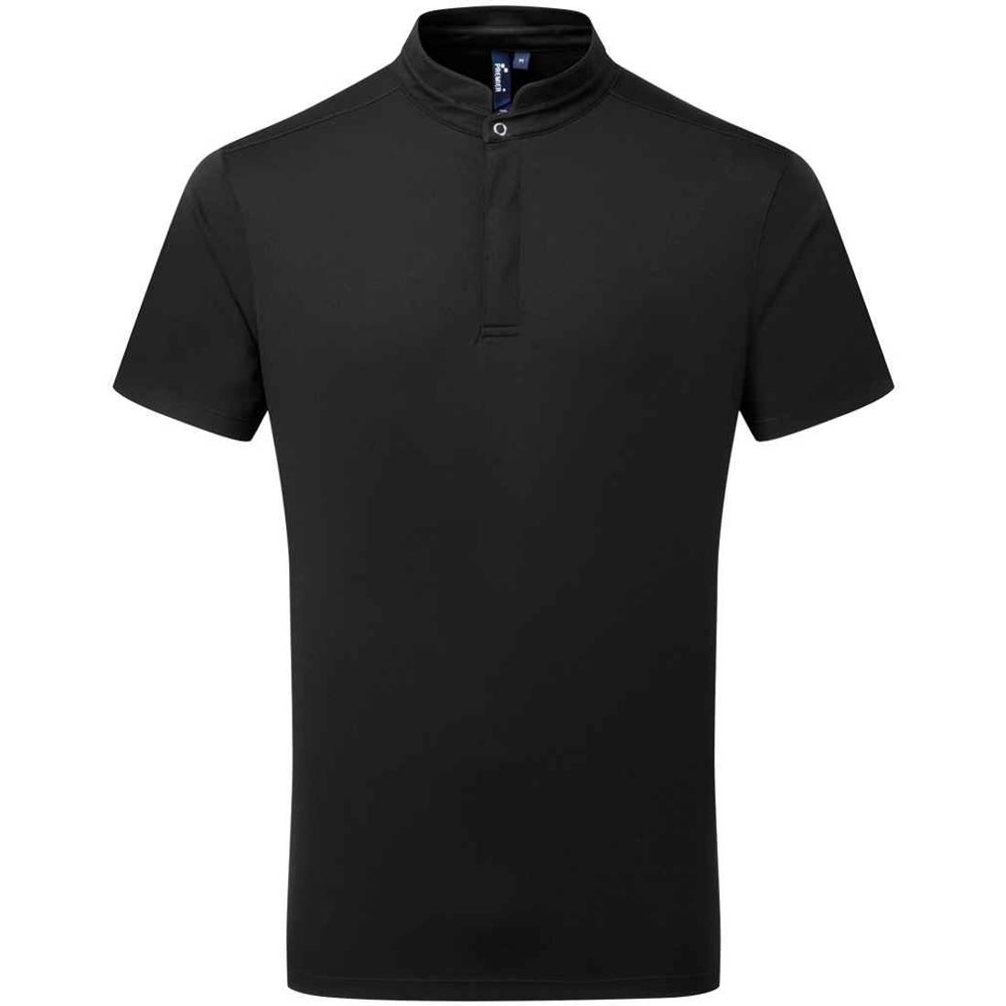 Camicia da cuoco a maniche corte Premier Mens Essential Coolchecker M nero
