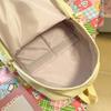 Women's Solid Color Large Capacity Backpack Student Schoolbag
