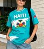 Haiti Style Soccer Jersey Fans Sports T-Shirts Street Jerseys Unisex 3d Print Graphic T Shirts Short Sleeve Tops Tee Streetwear