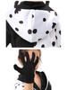 101 Dalmatians Cruella de Vil Costume with Spotted Dog Print