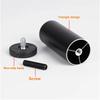 4 Stück verstellbare Möbelfüße M8 Aluminiumlegierung Tischbeine für TV-Schrank, Kleiderschrank, erhöhte Kühl-, Waschmaschinenfüße