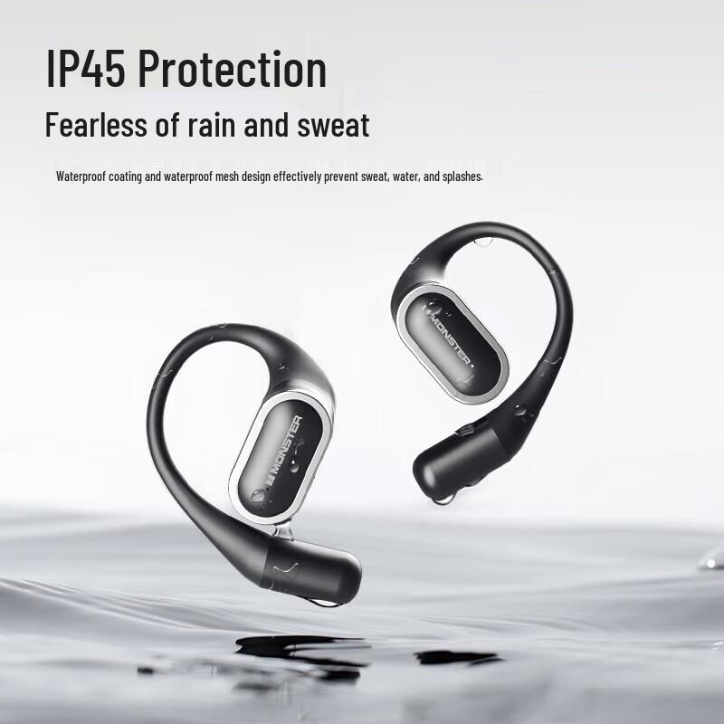 Monster Open-Ear Bone Conduction Sport Bluetooth Headphones
